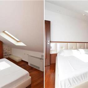 10 bedroom waterfront villa with pool near Dobrota, Kotor Bay, sleeps 22